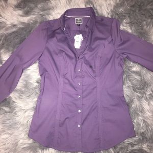 NWT Express “The Essential” button down shirt